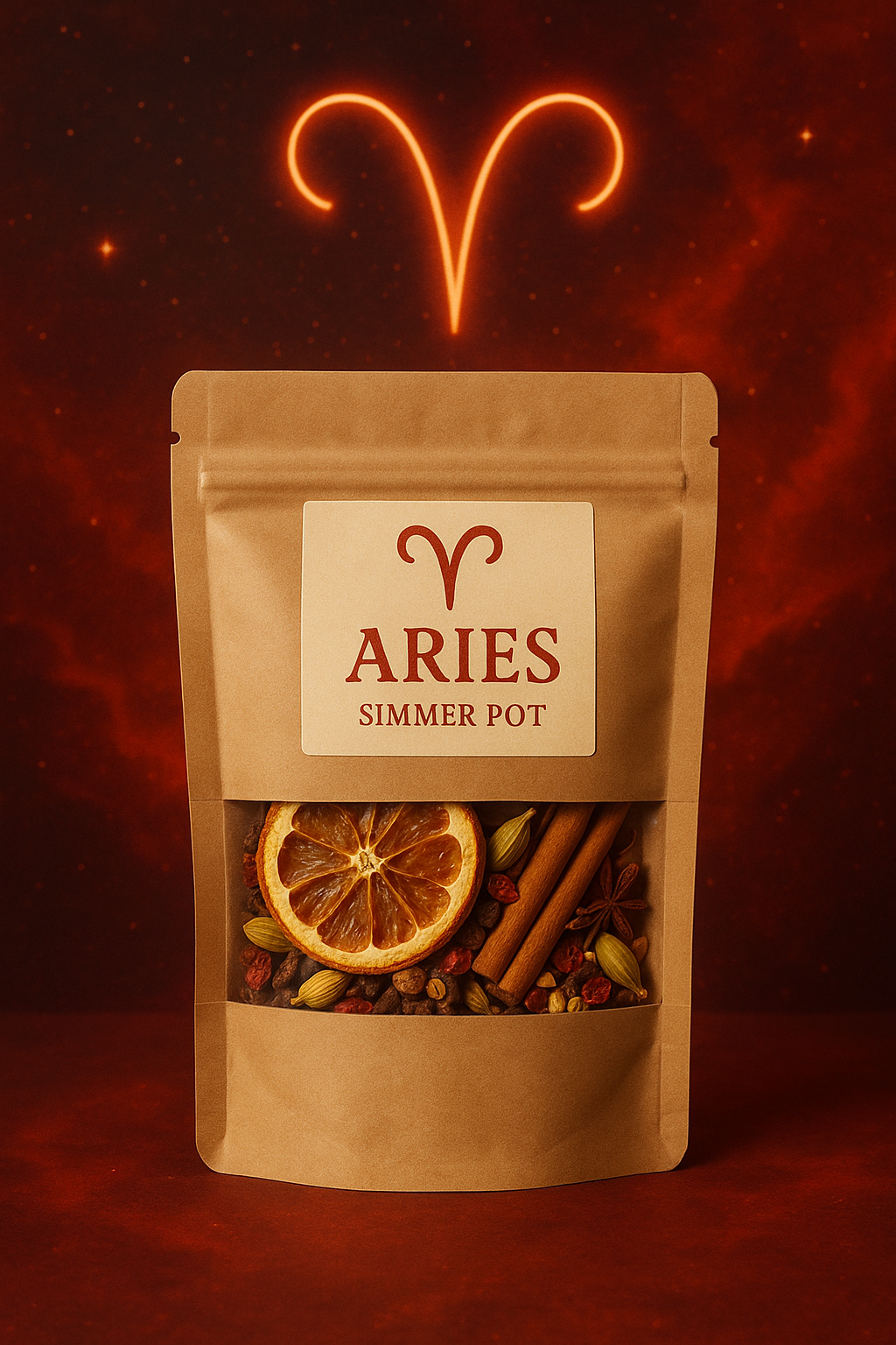 Aries Simmer Pot – Flame of Dawn & Bold Beginnings