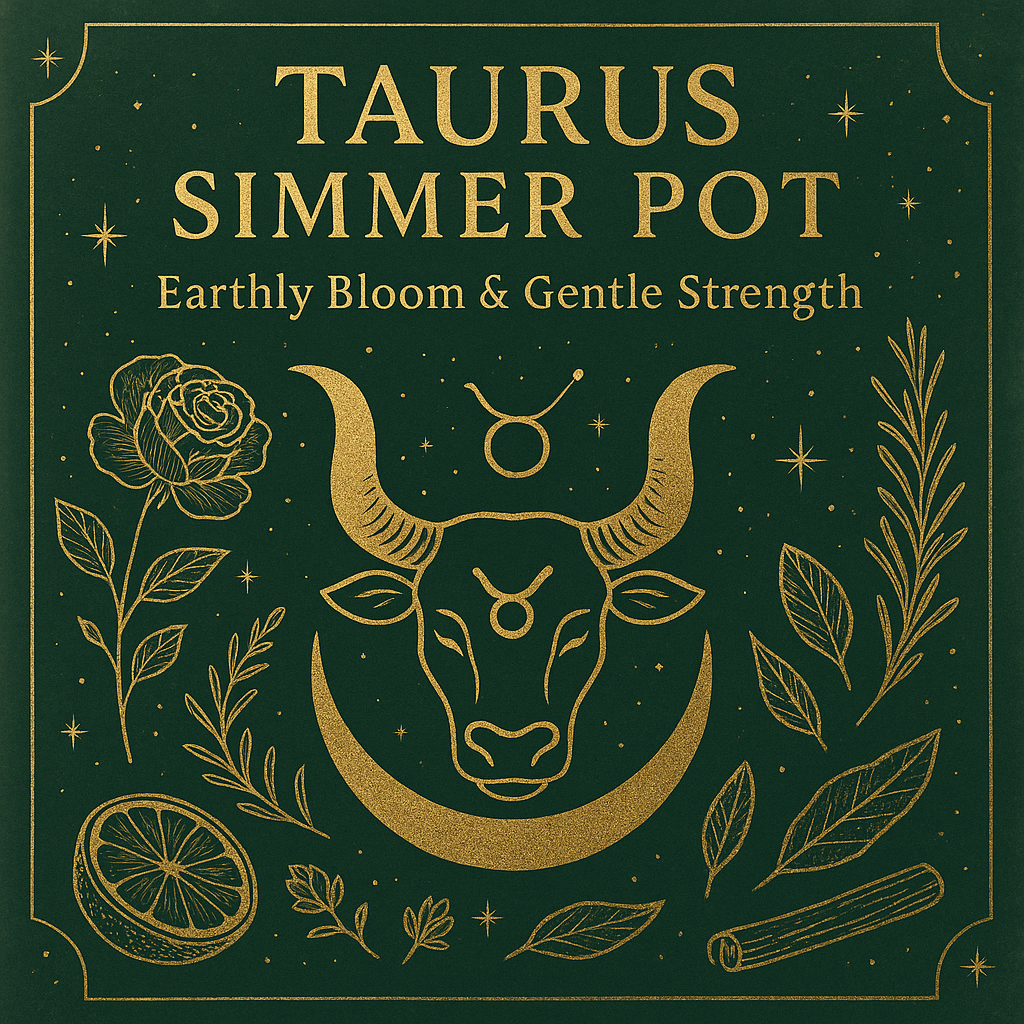 Taurus Simmer Pot – Earthly Bloom & Gentle Strength