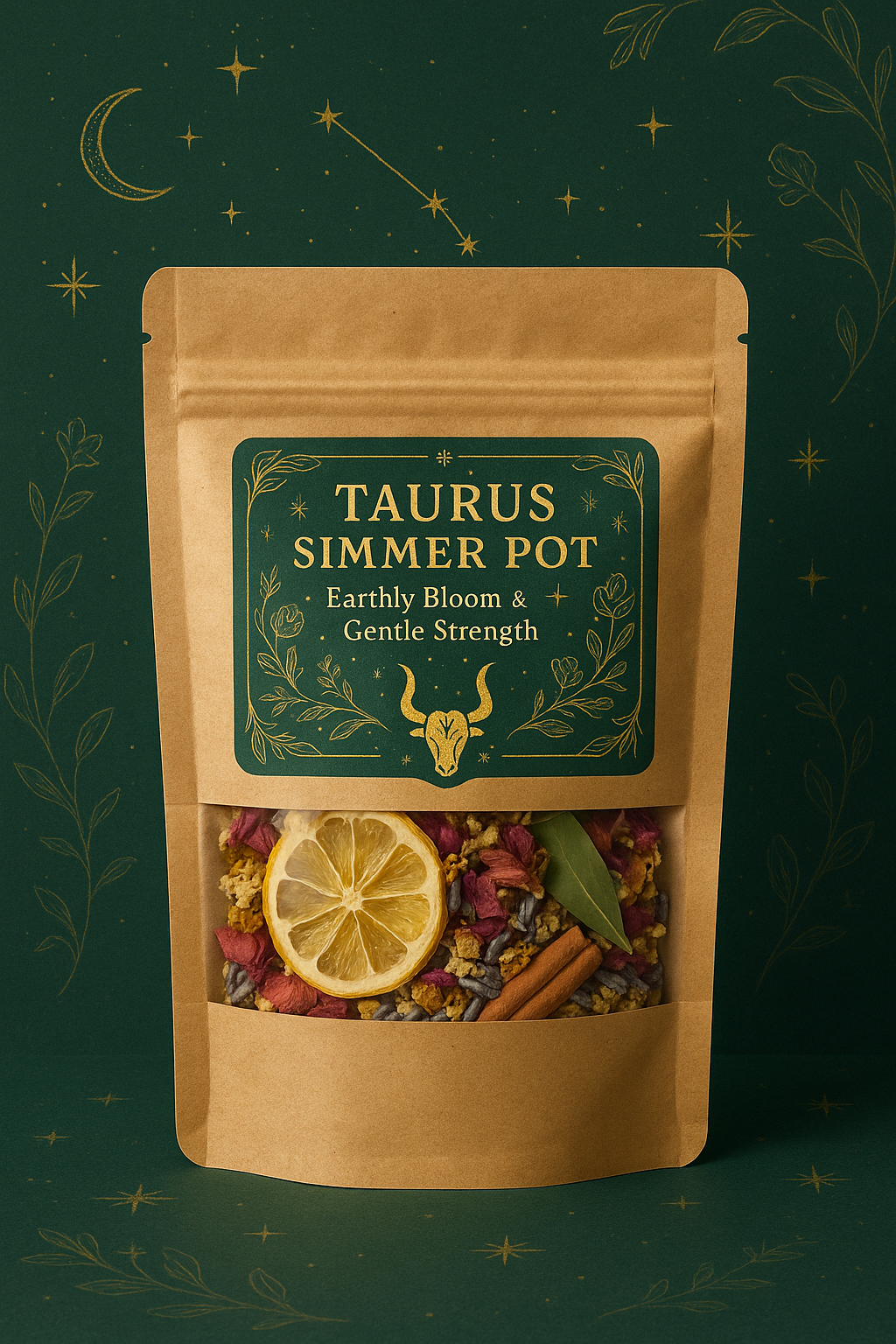 Taurus Simmer Pot – Earthly Bloom & Gentle Strength