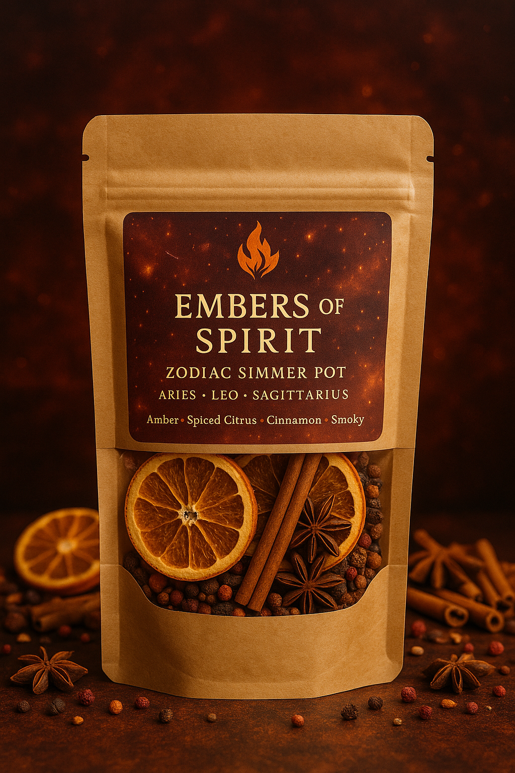 Embers of Spirit - Fire Sign Simmer Pot • Aries • Sagittarius • Leo