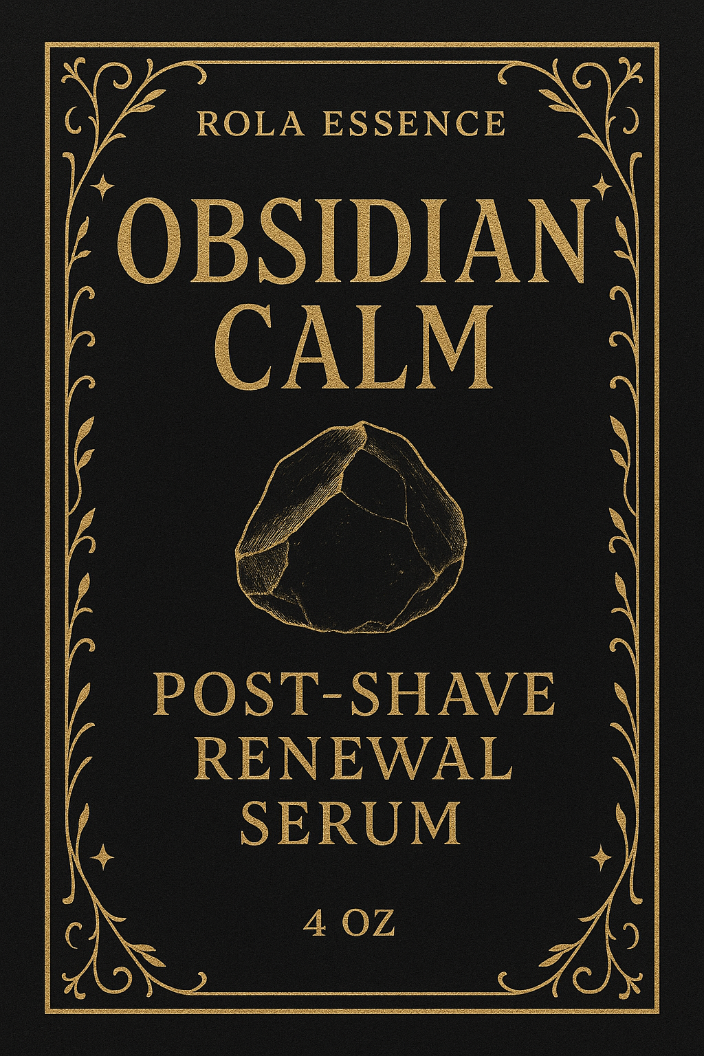 Obsidian Calm – Post-Shave Renewal Serum