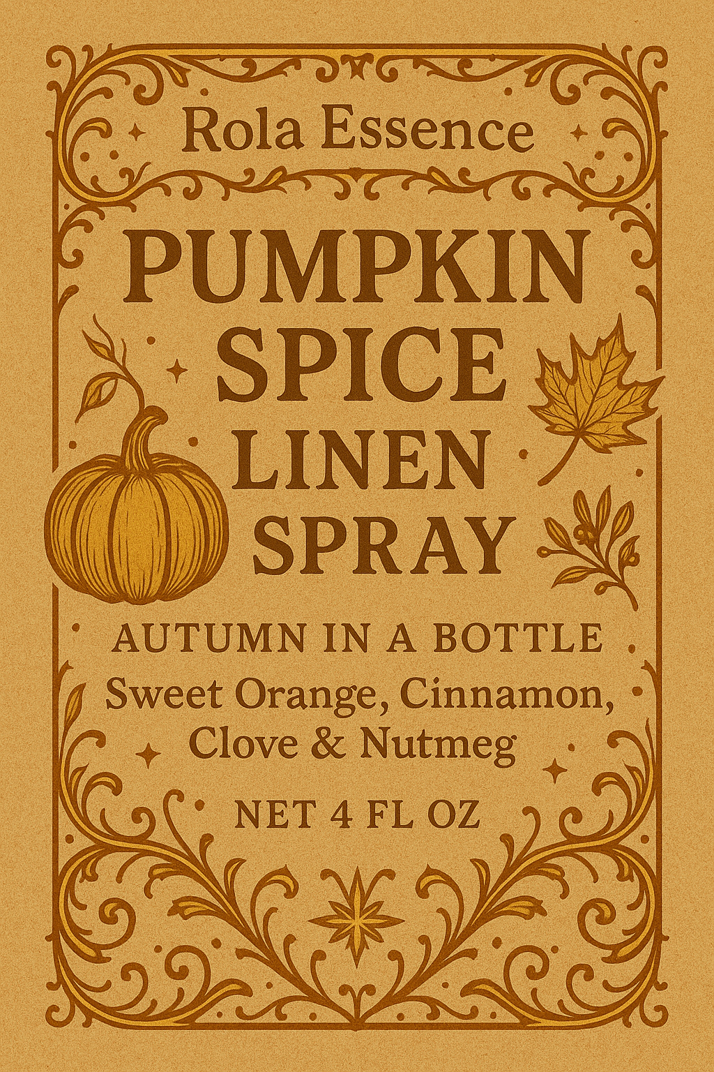 Pumpkin Spice Linen Spray