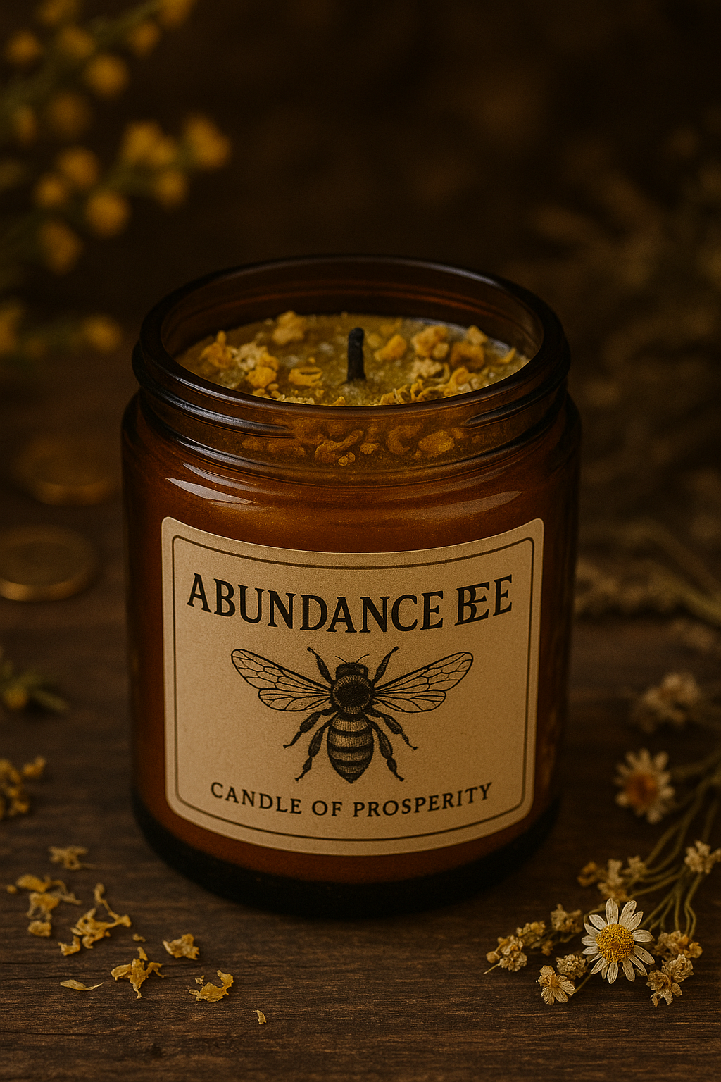 Abundance Bee – Candle of Prosperity