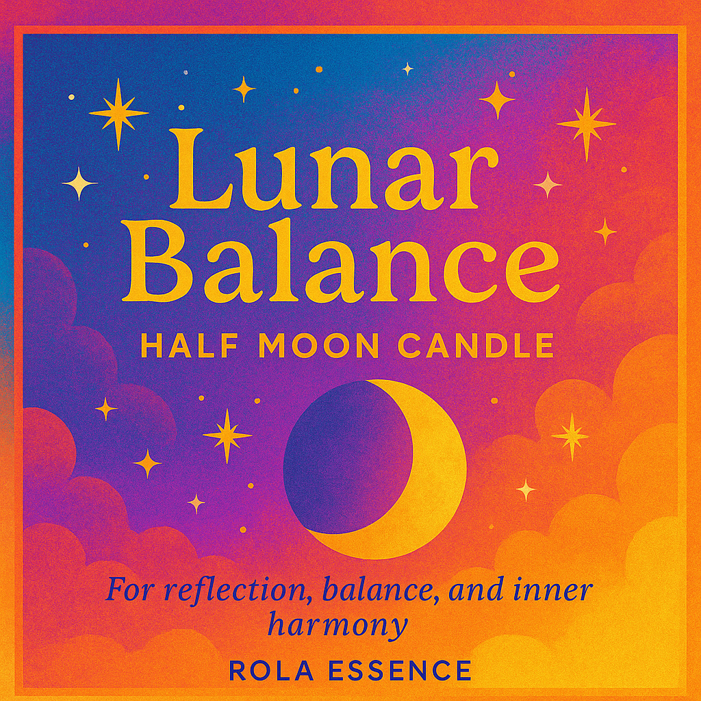 Lunar Balance – Half Moon Candle