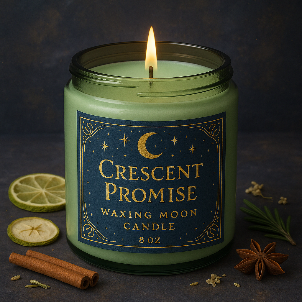 Crescent Promise – Waxing Moon Candle