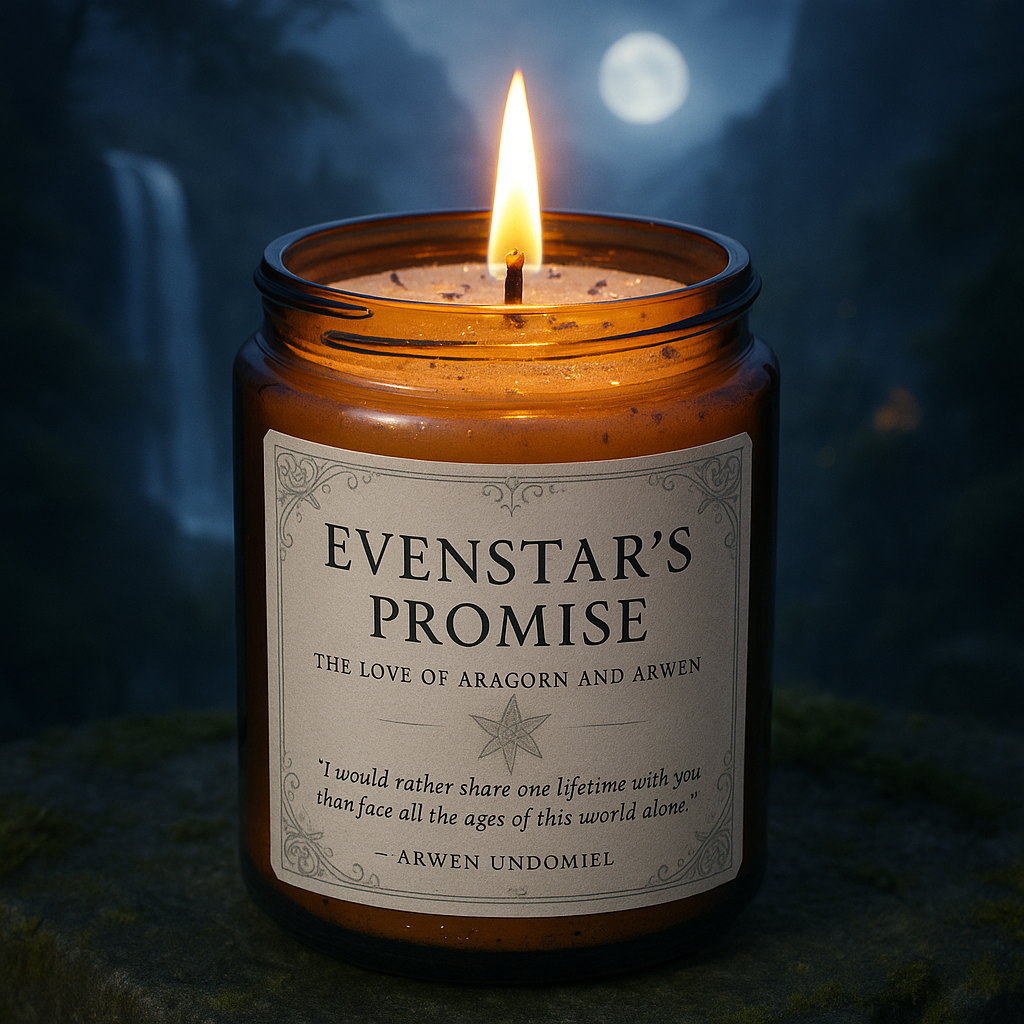 Evenstar’s Promise – The Love of Aragorn and Arwen Candle