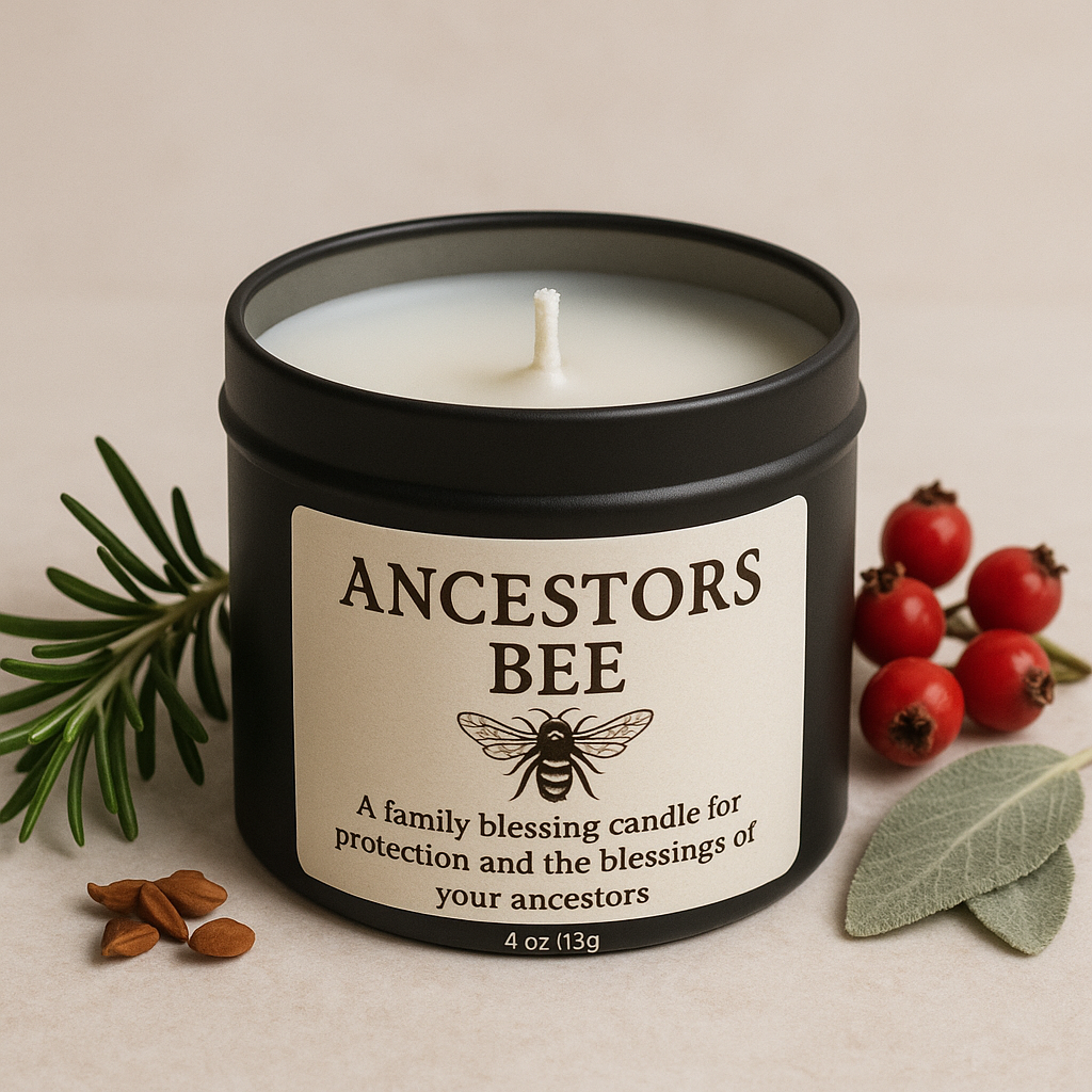 Ancestors Bee — Family Blessing Candle