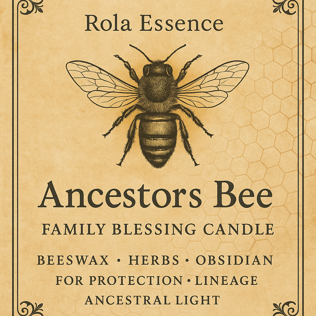 Ancestors Bee — Family Blessing Candle