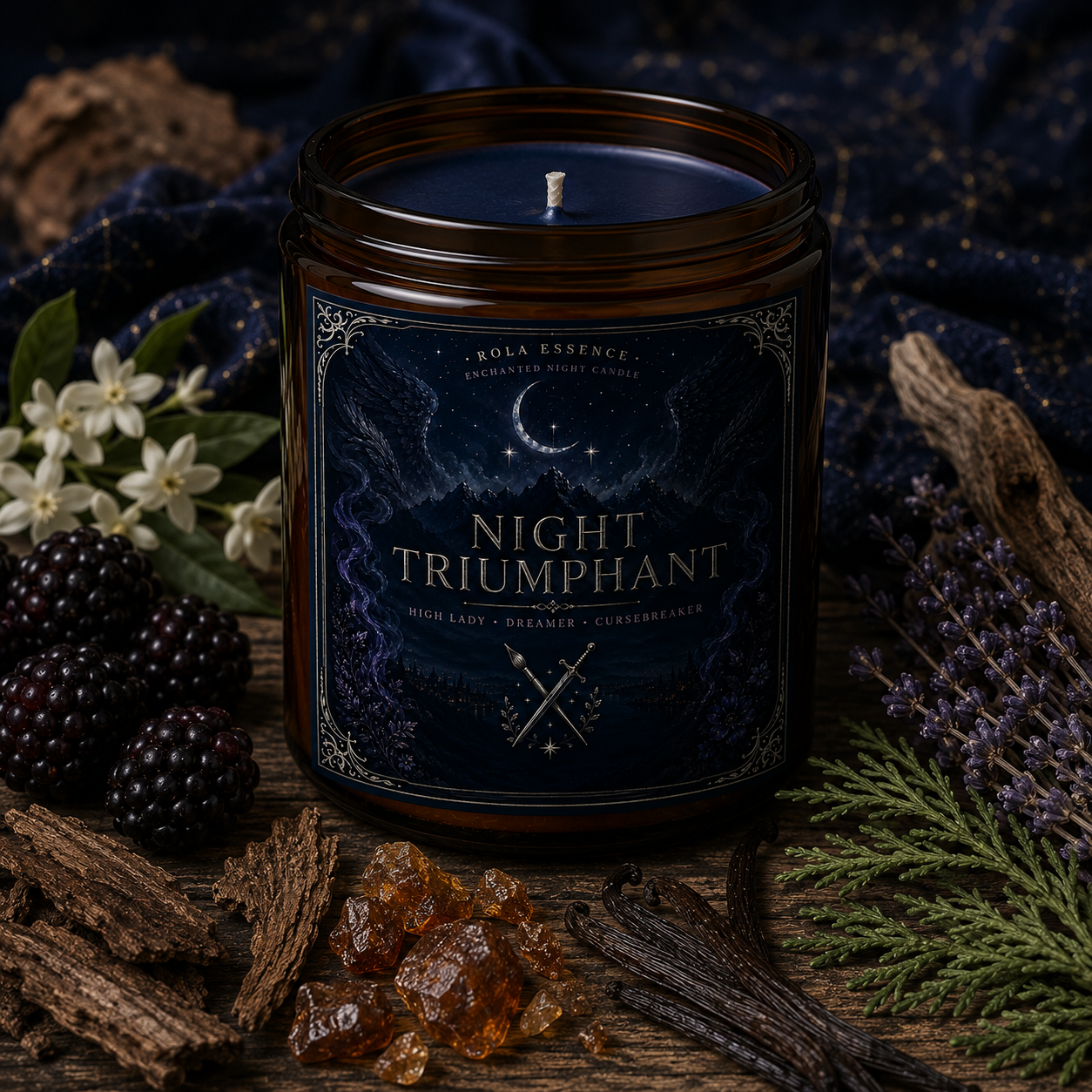 Night Triumphant Candle | Inspired by Feyre Archeron