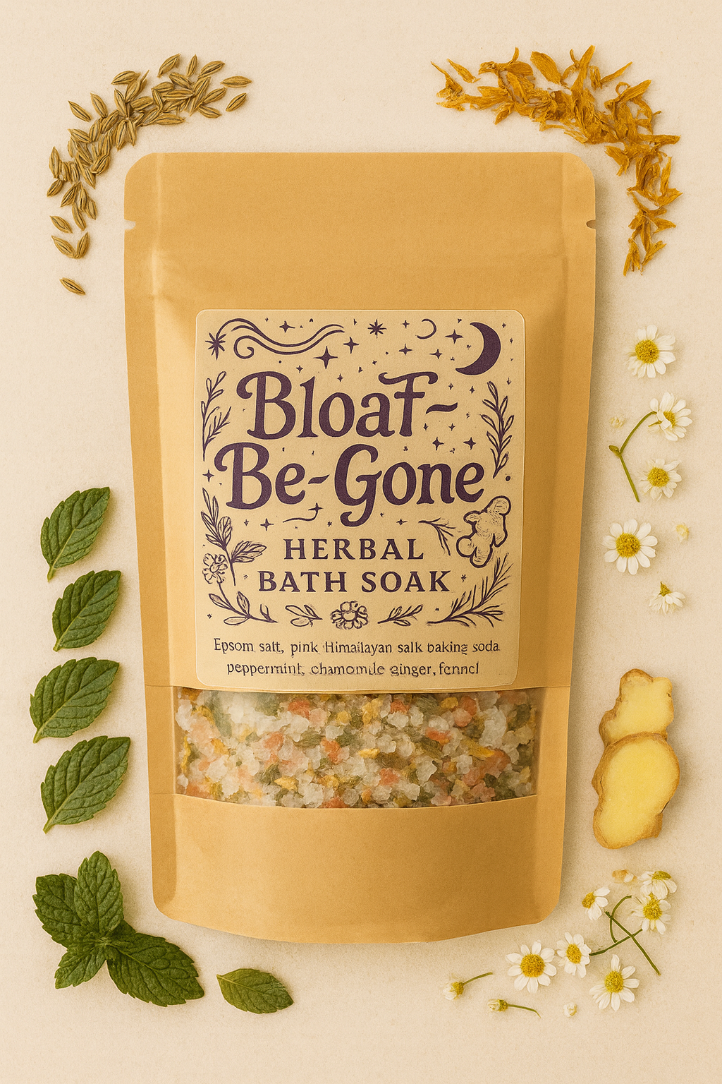 Bloat-Be-Gone Herbal Bath Soak