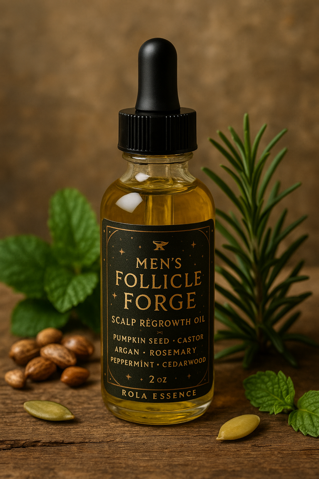 Men’s Follicle Forge – Scalp Regrowth, Strengthening, Hair Regrowing Oil