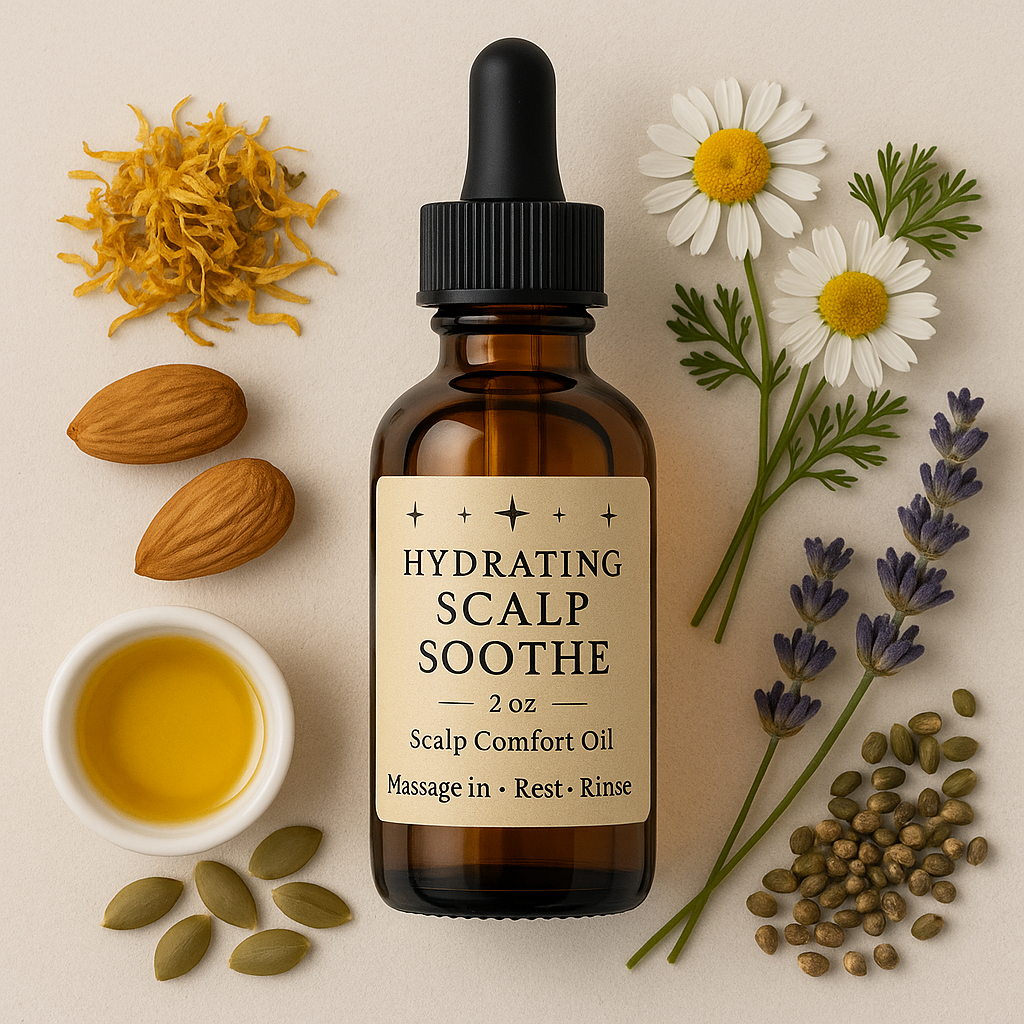Hydrating Scalp Soothe – Scalp Comfort, Hydrating, Irritation Reducing Oil