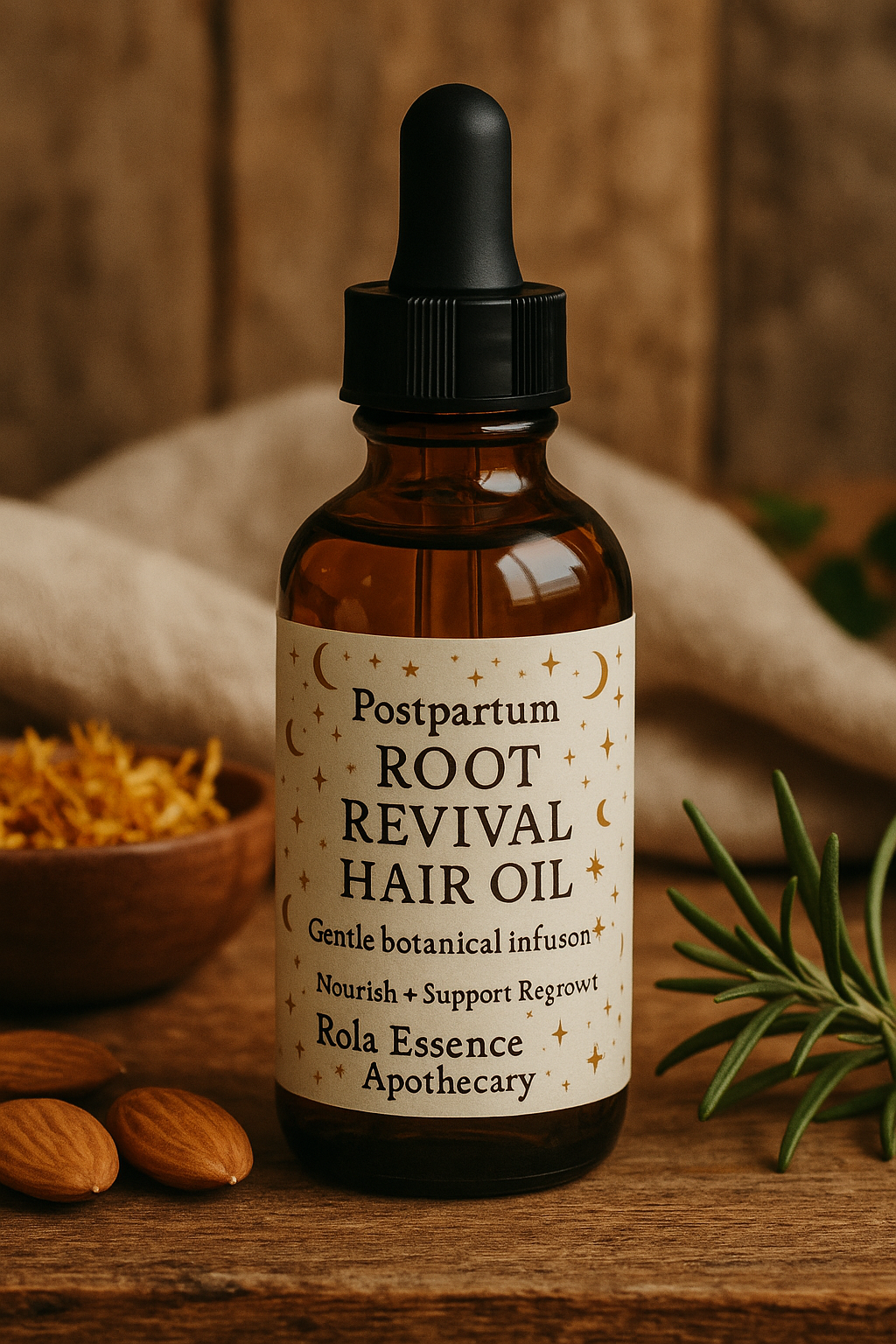 Postpartum Root Revival Hair Oil - Hair regrowth, Scalp Soothing, Postpartum Relief