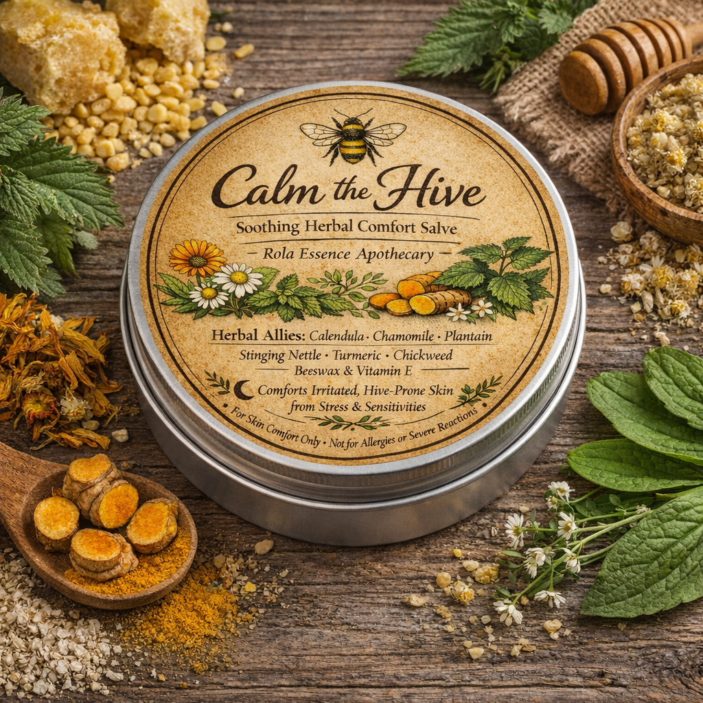 Calm the Hive – Soothing • Herbal Itch Comfort • Stressed Skin Calming