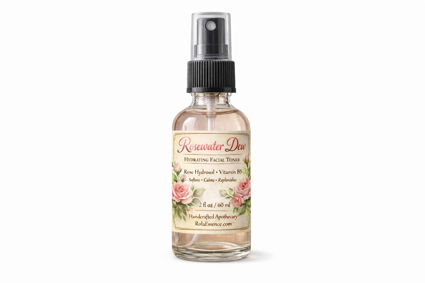 Rosewater Dew – Hydrating Facial Toner