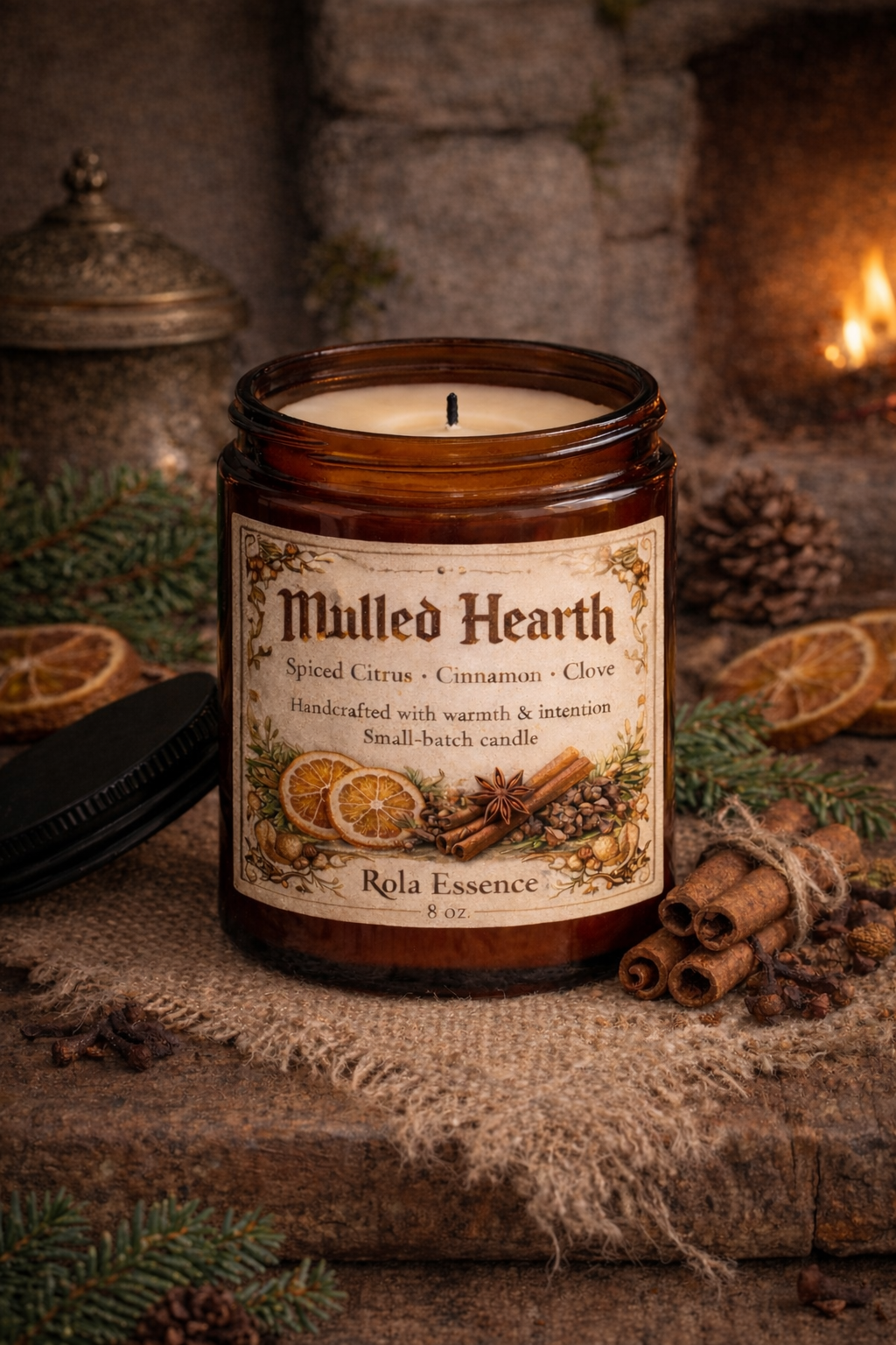 Mulled Hearth Candle