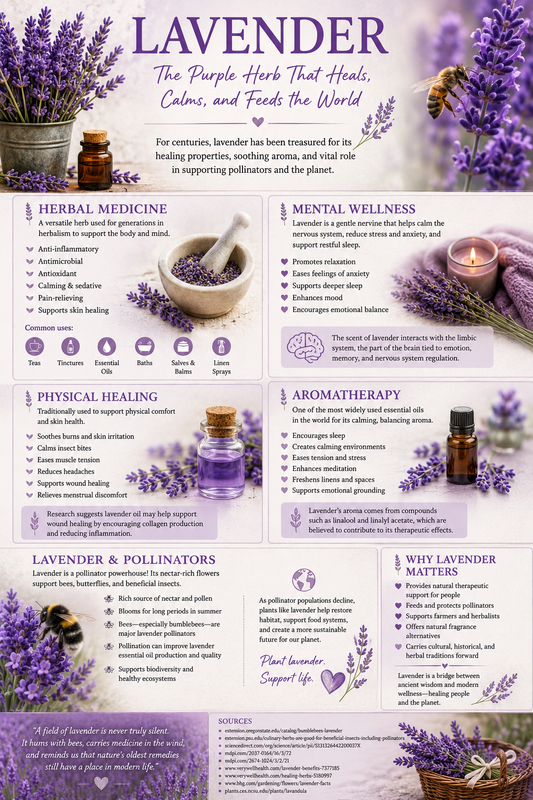 Lavender: The Purple Herb That Heals, Calms, and Feeds the World