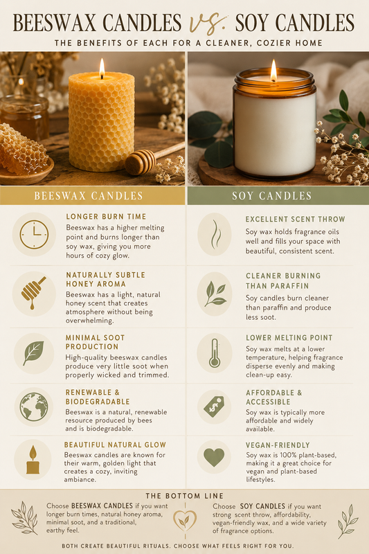 Beeswax Candles vs. Soy Candles  Which Candle Is Better for Your Home?