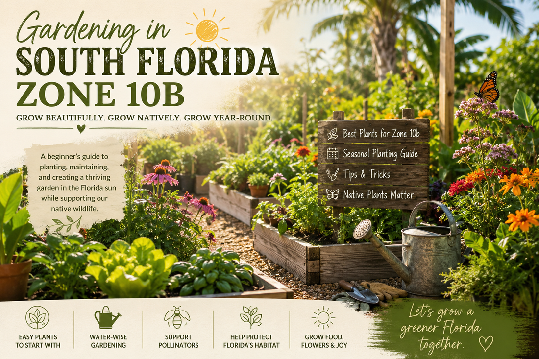 Rooted in Sunshine: A Beginner’s Guide to Gardening in South Florida Zone 10b