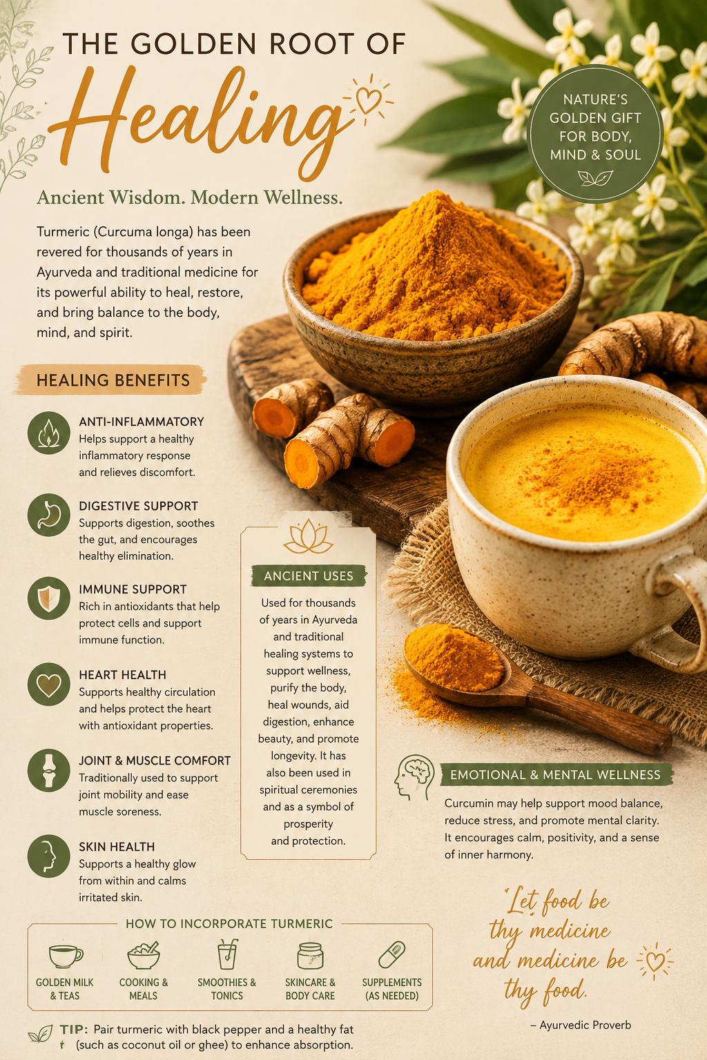 Tumeric: The Golden Root of Healing