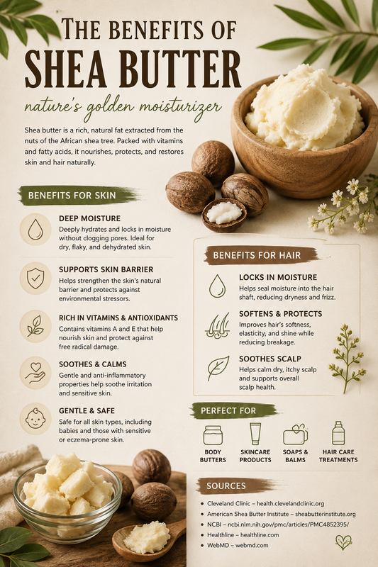 The Golden Comfort of Shea Butter: Why This Ancient Botanical Belongs in Your Skincare Ritual