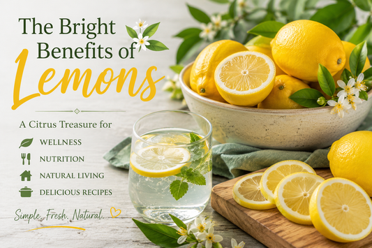 The Bright Benefits of Lemons: A Citrus Treasure for Wellness, Home & Everyday Life