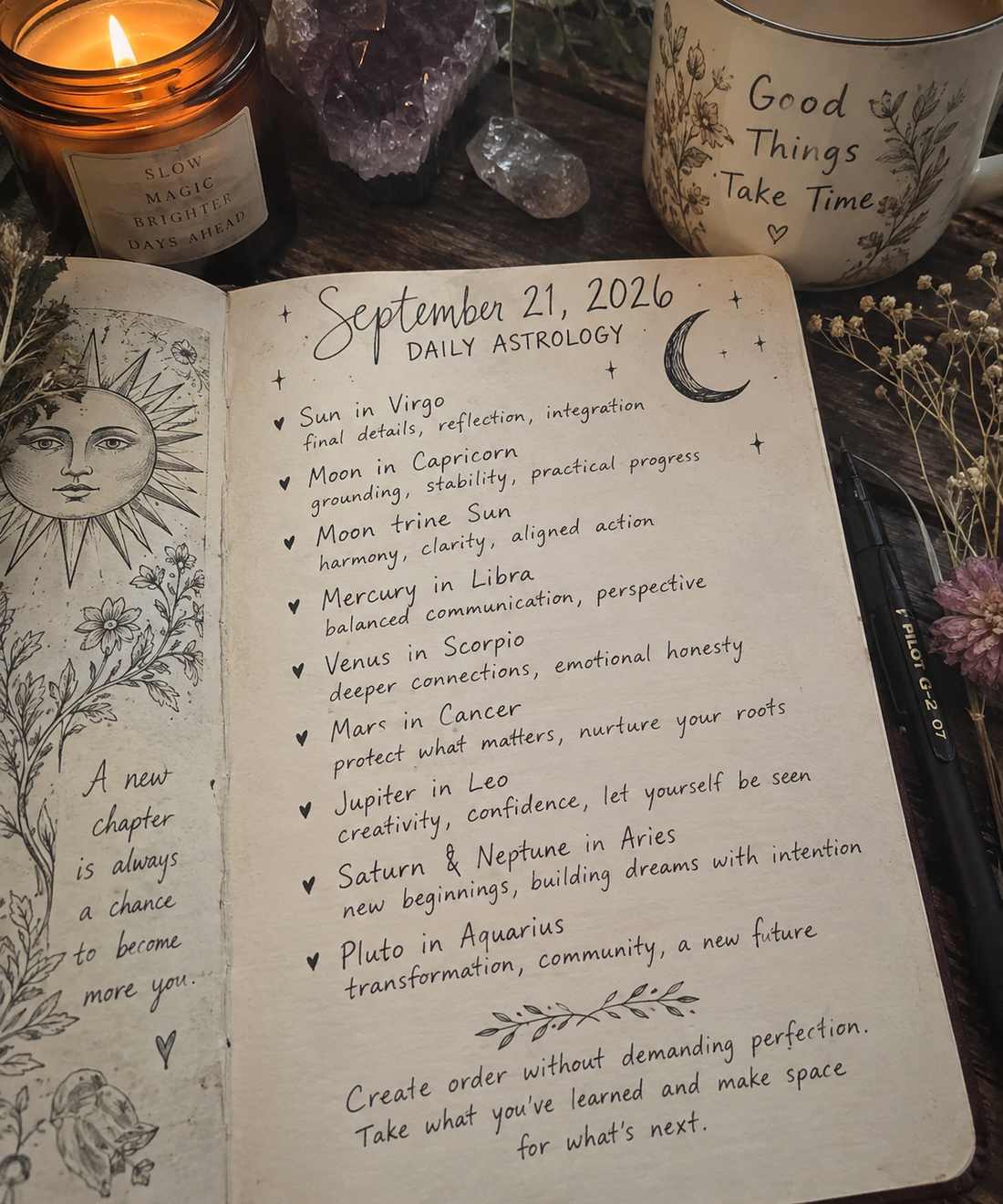 Daily Astrology Forecast: September 21, 2026 | Finding Harmony Before the Season Turns