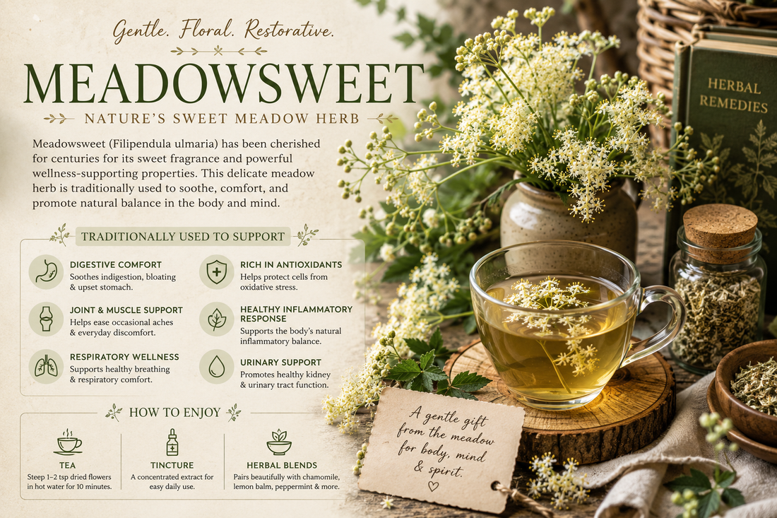 Meadowsweet: Nature’s Sweet Meadow Herb for Comfort and Wellness