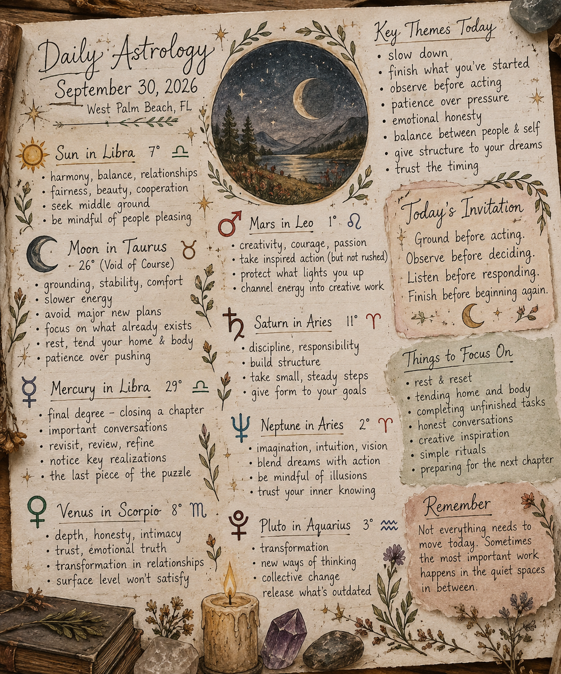 Daily Astrology Forecast: The Space Between Doing & Becoming