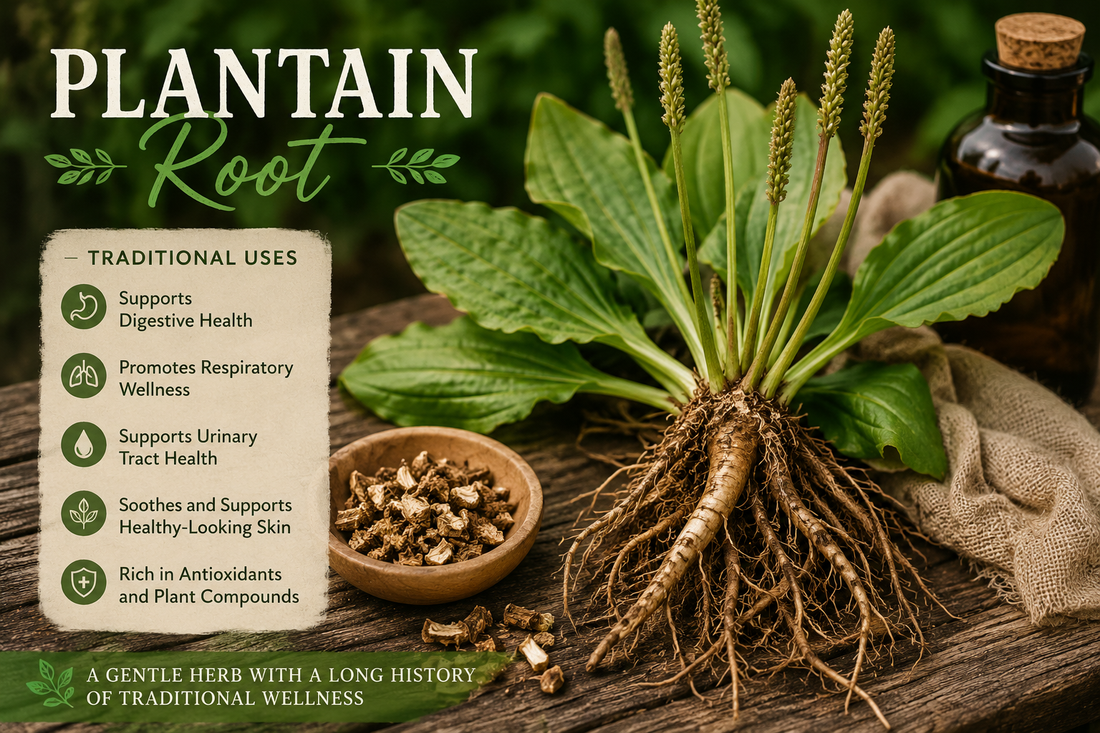 Plantain Root: A Traditional Herbal Ally for Digestive Health, Skin Care, and Everyday Wellness