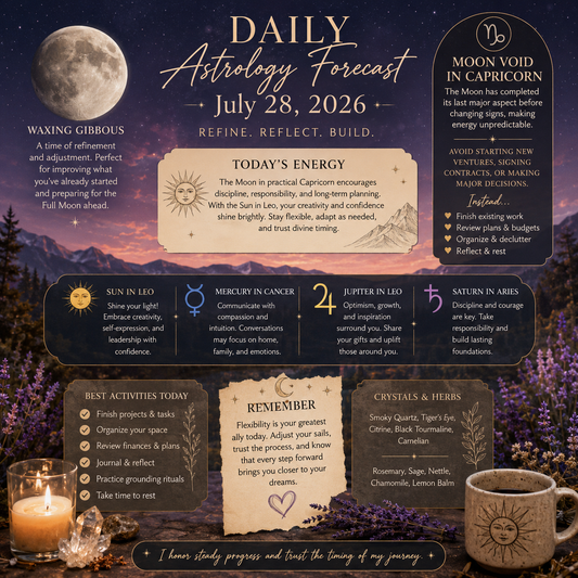 Daily Astrology Forecast for July 28, 2026