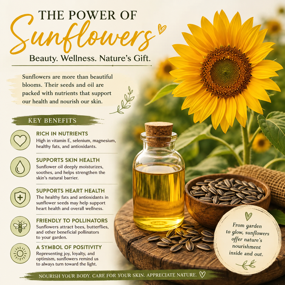 Sunflowers: Nature’s Golden Beacons of Joy and Wellness