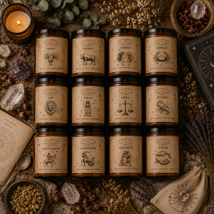 Zodiac Inspired Candles