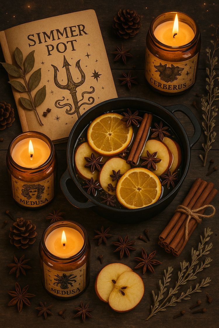 Mythological Collection – Simmer Pots & Candles