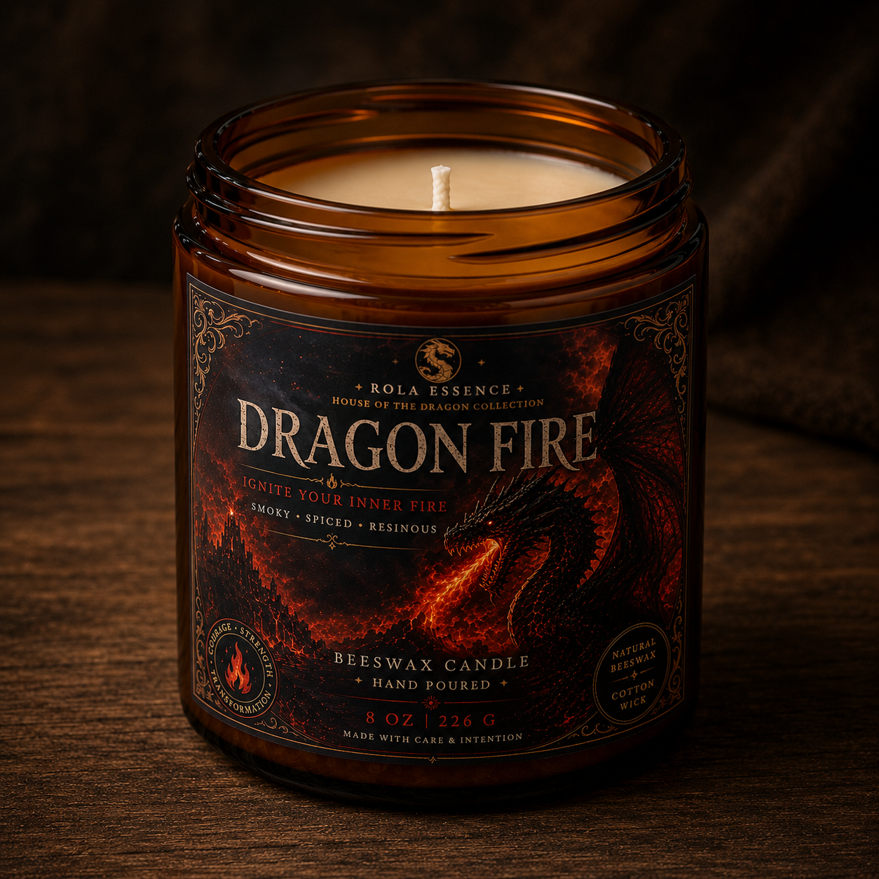 Dragon Fire Candle