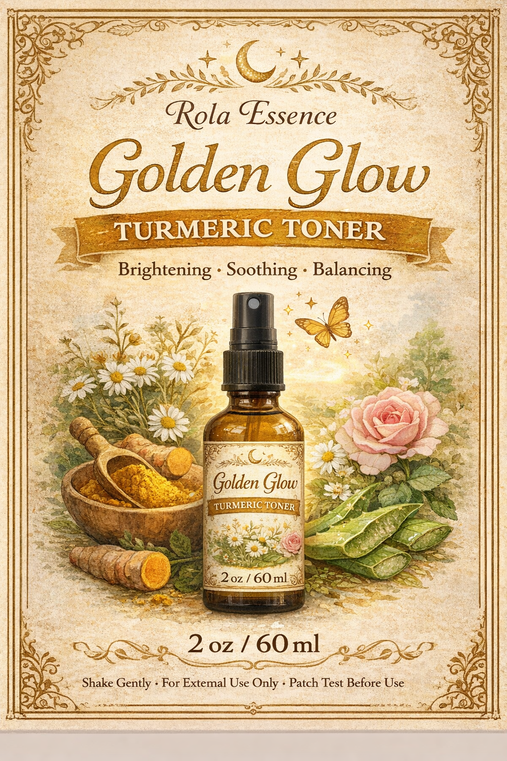 Golden Glow Turmeric Toner