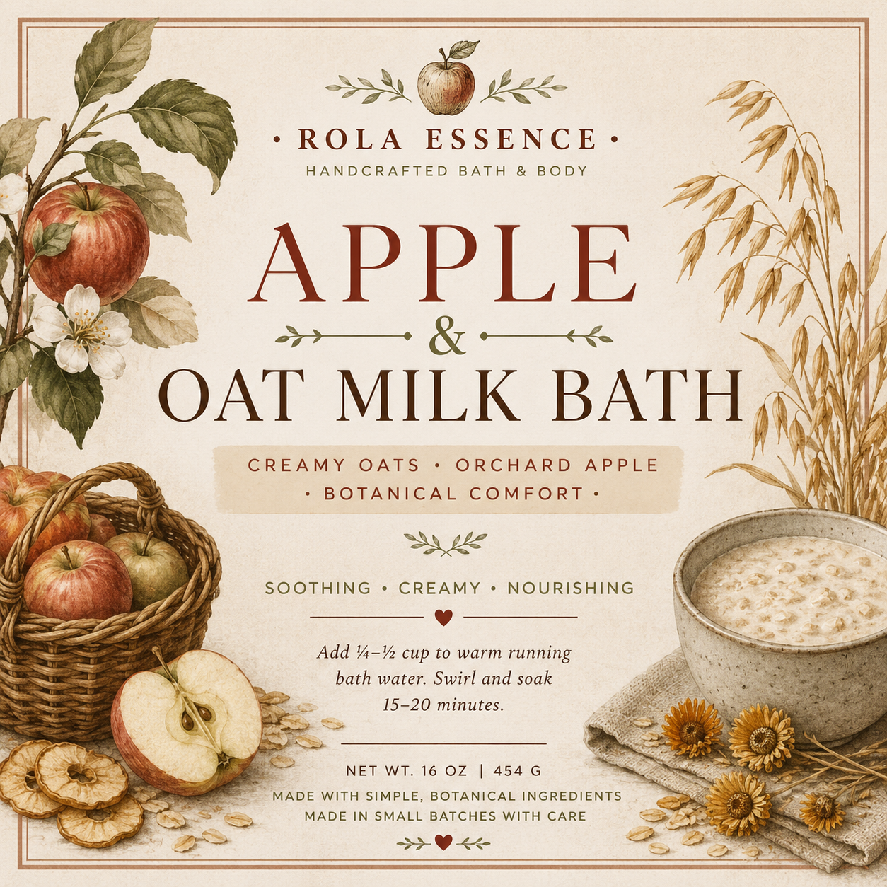 Apple & Oat Milk Bath