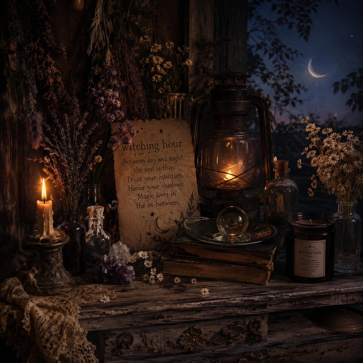 Witching Hour | Beeswax Candle