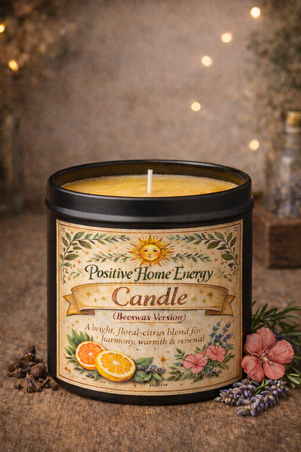 Positive Home Energy Candle