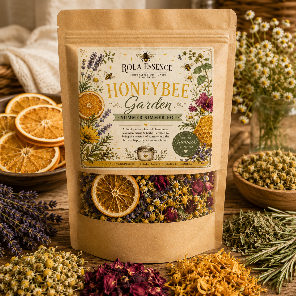Honeybee Garden Simmer Pot
