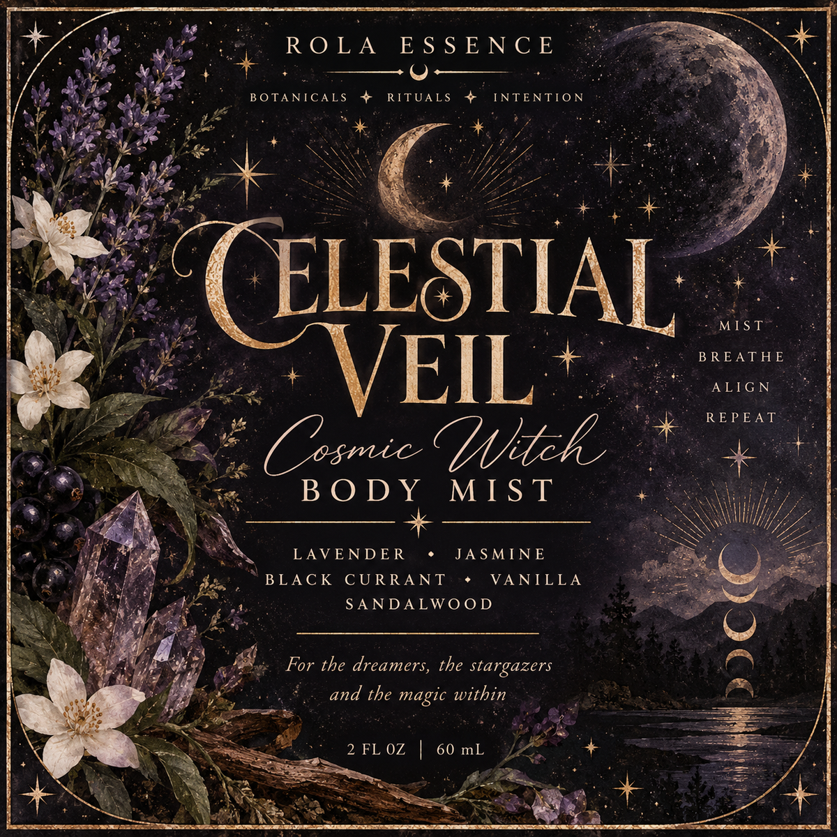Celestial Veil ✦ Cosmic Witch Body Mist
