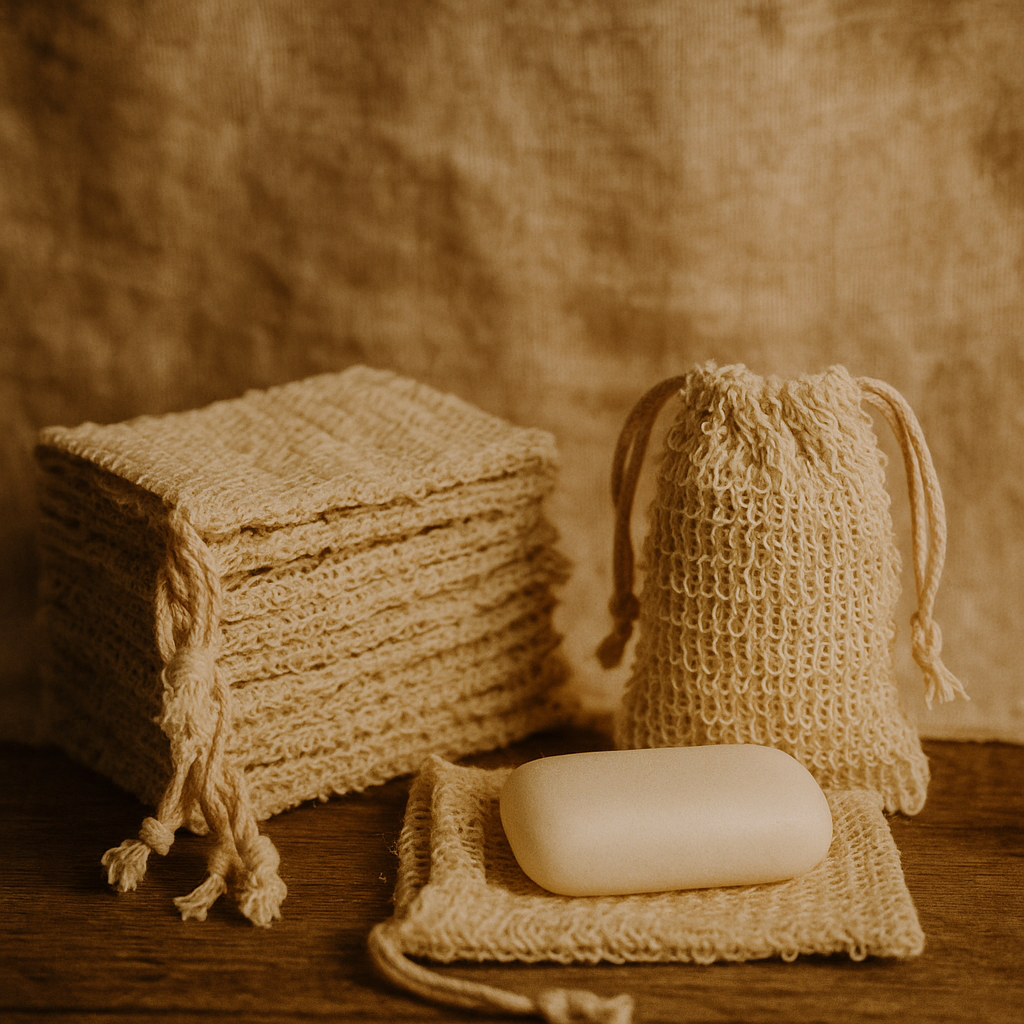 Drawstring Exfoliating Pouch