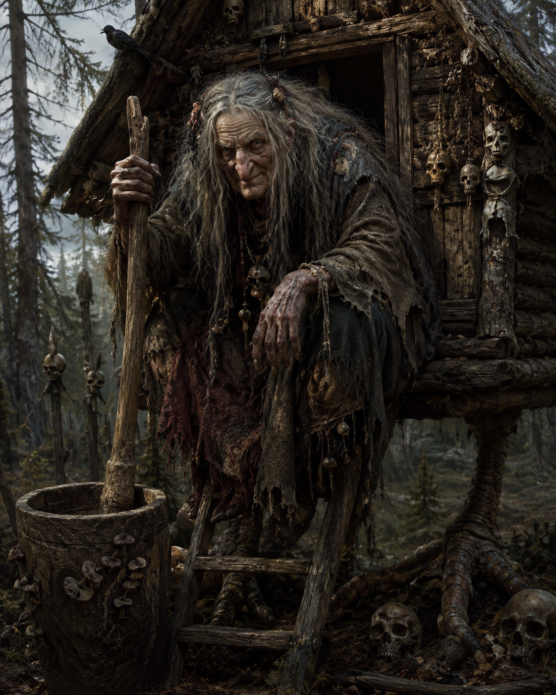 Baba Yaga Candle