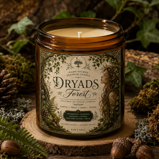 Dryad Forest Nymph | Hand-Poured Beeswax Candle