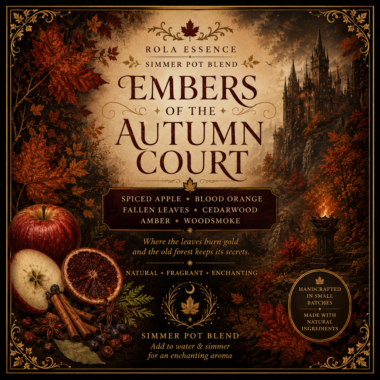 Embers of the Autumn Court Simmer Pot Blend