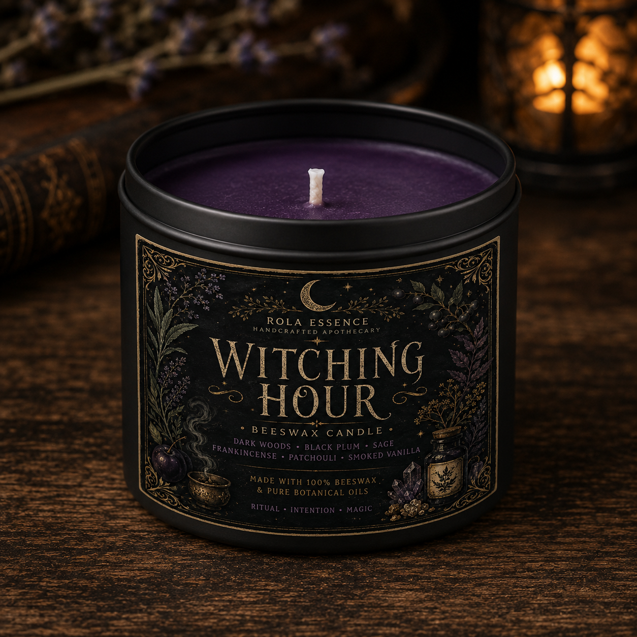 Witching Hour | Beeswax Candle