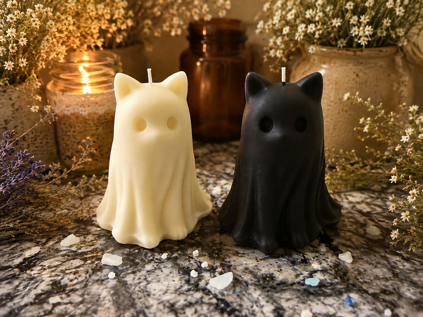 Feline Familiar Spirits Beeswax Candles