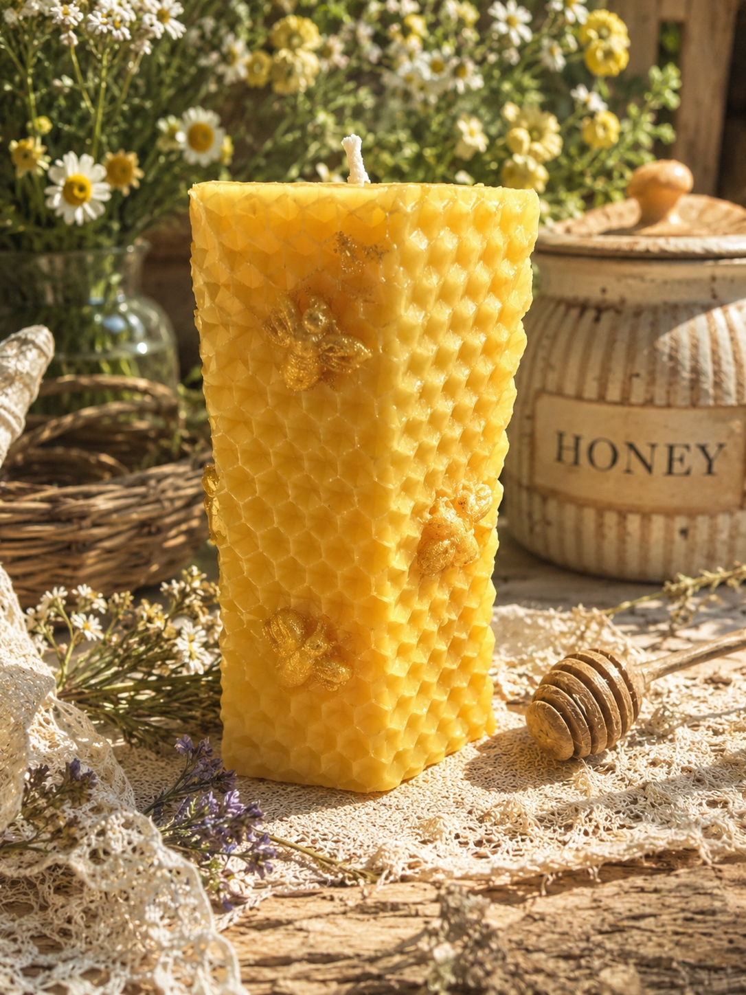 Golden Hive Beeswax Candle