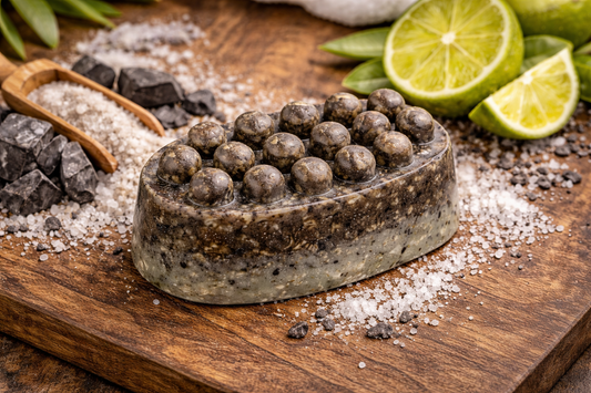 Citrus Coal - Salt & Sugar Shower Scrub Bar