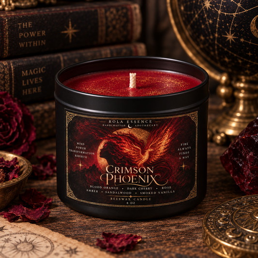 Crimson Phoenix Candle | Born of Fire. Reborn in Power